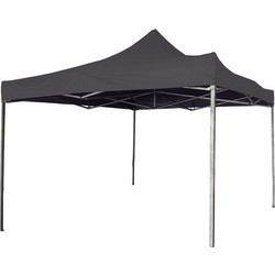Πτυσσόμενο Κιόσκι Τέντα Gazebo 3x3m με Αδιάβροχη Οροφή σε Ανθρακί Χρώμα - Aria Trade
