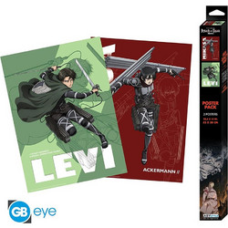 ATTACK ON TITAN - Set 2 Posters Chibi 52x38 - Set 1