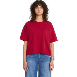 VOLCOM STONE BLANKS UP T-SHIRT DEEP RED