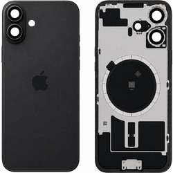 Πίσω Γυαλί με Ατσάλινη Πλάκα με Μαγνήτες MagSafe & Camera lens για iPhone 17 - Black