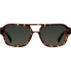 Meller Shipo Ανδρικά Γυαλιά Ηλίου Aviator Κοκάλινα Ταρταρούγα με Μαύρο Polarized Φακό