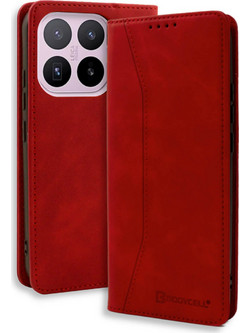 Bodycell Book Case Θήκη Πορτοφόλι Red (Xiaomi 17T)