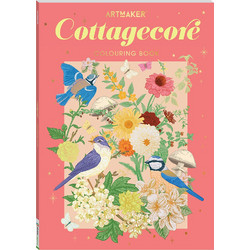 Art Maker Colouring Book 72pp: Cottagecore