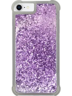 Vivid Liquid Glitter Θήκη Purple (iPhone 6/6s/7/8)