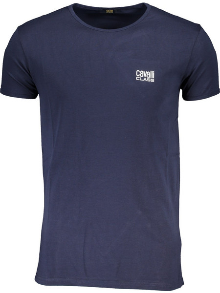 CAVALLI CLASS Ανδρικό Κοντομάνικο T-Shirt Μπλε, QXO03AJD003