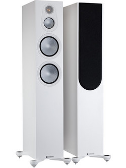 Monitor Audio Silver 300 7G Ζεύγος Ηχείων Hi-Fi Δαπέδου 200W 3 Δρόμων White