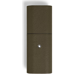 Montblanc Sartorial khaki Θήκη για 2 Στυλό από δέρμα 222342