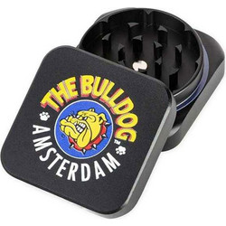 The Bulldog Amsterdam Grinder Μεταλλικό Μαύρο Square 55mm - 2 Parts