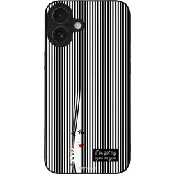 Sonique Stripe Stories Series Θήκη με Σχέδιο «Eye on You» Black (iPhone 16 Plus)