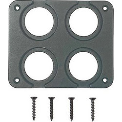 POWERTECH πάνελ πρίζας για σκάφη & οχήματα PTL-016, 4 θέσεις, 102x85mm