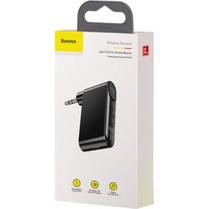 Baseus Car Tool Bluetooth BSBA-02 AUX Transmitter BT.5.0, Εμβέλεια 10m, 145 mAh, Είσοδος Micro USB, Μαύρο (WXQY-01)