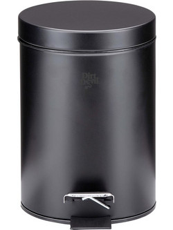 Καλαθάκι Μπάνιου Dirt Devil Ανοξείδωτο 3lt Black 871125249491