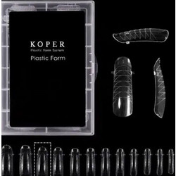 Koper Plastic Dual Forms Φόρμες Επιμήκυνσης Νυχιών No1 120τεμ