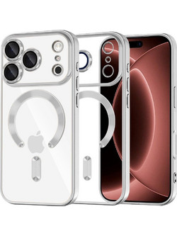 Techsuit Luxury Crystal MagSafe Θήκη iPhone 17 Pro Max Silver