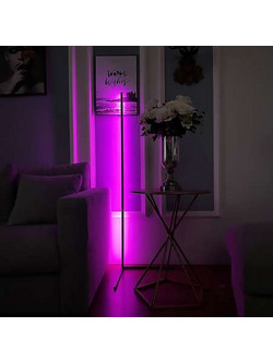 Gaming LED Φωτιστικό Δαπέδου LAS VEGAS RGB CCT 13W Μαύρο