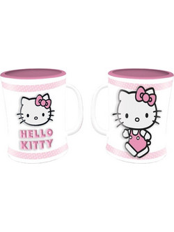 ΚΟΥΠΑ PYRAMID HELLO KITTY PINK EMBOSS LARGE MUG GP2401968