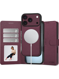 Tech-Protect Wallet MagSafe Θήκη Burgundy (iPhone 18 Pro Max / 17 Pro Max)
