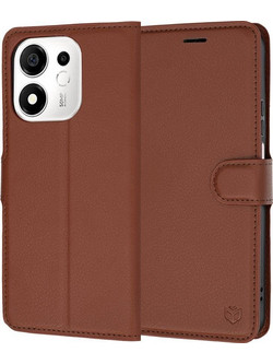 Techsuit Leather Folio Θήκη (Honor 600 Smart) Brown