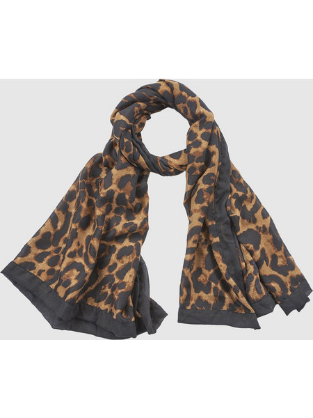 VERDE 03-2625 ΓΥΝΑΙΚΕΙΑ ΕΣΑΡΠΑ ANIMAL PRINT ΚΑΦΕ