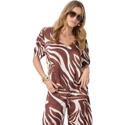 Γυναικεία Μπλούζα Passager 41161 Καφέ Animal Print
