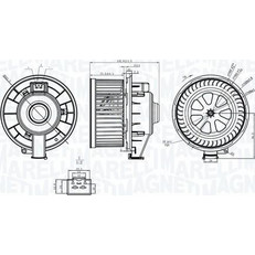Magneti Marelli 069412253010 - ΒΕΝΤΙΛΑΤΕΡ ΕΣΩΤ.ΧΩΡΟΥ FORD FIESTA VI 2008-2017