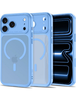 Tech-Protect MagPeak MagSafe CC Θήκη Matte Light Blue (iPhone 18 Pro Max / 17 Pro Max)