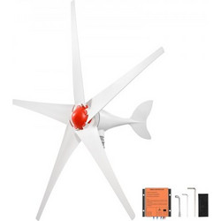 Γεννήτρια ανεμογεννήτριας VEVOR 800W 12V, κιτ ανεμογεννήτριας 5 λεπίδων με ελεγκτή MPPT, τριφασική AC μόνιμη γεννήτρια αιολικής ενέργειας υψηλής απόδοσης για RV, σκάφη, σπίτι, αγρόκτημα (Δεν περιλαμβά