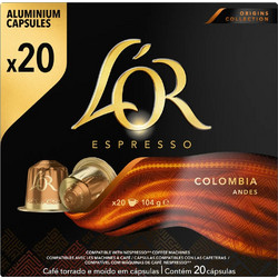 L'Or Κάψουλες Espresso Colombia Συμβατές με Μηχανή Nespresso 20τμχ