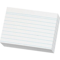Herlitz Κάρτες Ευρετηρίου A8 Λευκές Γραμμωτές 120 G/m 200 Τεμ