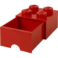 Lego Storage 4-Stud Brick Drawer Red