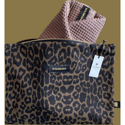 Wildride Γυναικείο Τσαντάκι Χειρός Brown Leopard WR81085