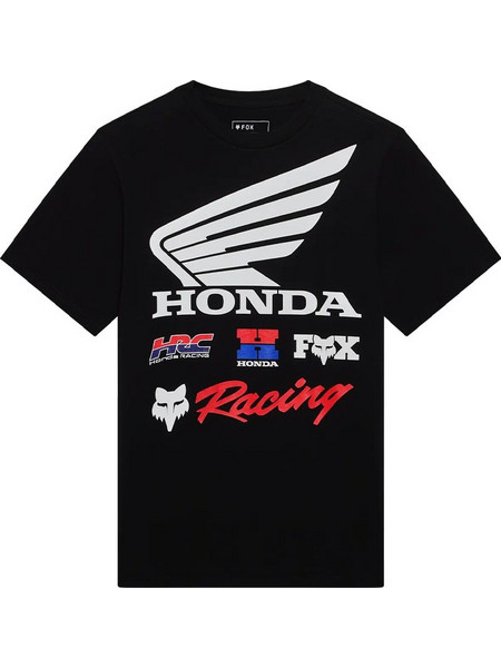 T-SHIRT FOX HONDA 195 ORIGINAL TEE BLACK 38275-001 | FOX