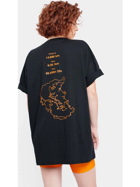 Post run long t-shirt - black