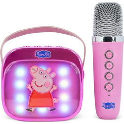 OTL Peppa Pig PopSing Karaoke Speaker & Microphone Μικρόφωνο Καραόκε Ροζ