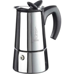 Bialetti Musa Μπρίκι Espresso 10cups Inox Ασημί