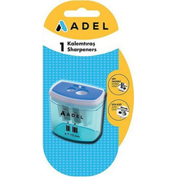 Adel διπλή μεταλλική ξύστρα σε blister