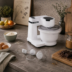 Bosch MUMS2AW00 Κουζινομηχανή 700W με Ανοξείδωτο Κάδο 3.8lt