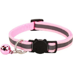 Ανακλαστικό Κολάρο Με Safety Clip - ΡΟΖ, 19-32cm / Πλάτος: 1,0cm