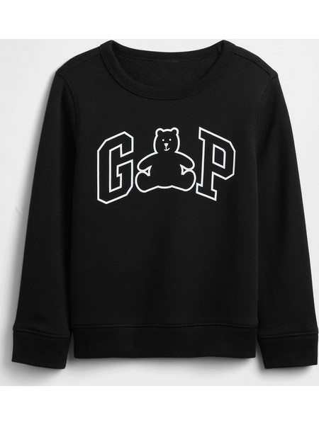 Νηπιακό babyGap Φούτερ με Λογότυπο black
