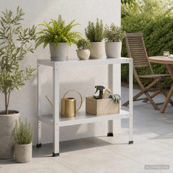 Τραπέζι φύτευσης 80 x 40 x 80 cm Χάλυβας με επίστρωση πούδρας 8014863