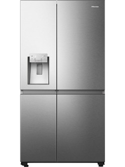 Hisense RS818N4TIE Ψυγείο Ντουλάπα 632lt No Frost Υ179cmxΠ91cmxΒ73cm Inox