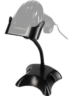 GTCODESTAR βάση για barcode scanner GTC-STAND, εύκαμπτος μεταλλικός βραχίονας, μαύρη