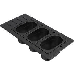 Elleci Sintesi Drain On 1/9 KD013100 Nero - Μπολ Gastronorm Νεροχύτη