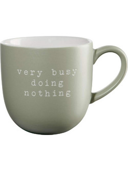 Κούπα Very Busy Doing Nothing Hey 17074277 350ml Sage Asa Selection Bone China
