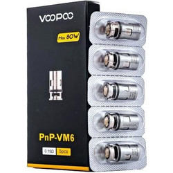 Αντιστάσεις PnP-VM6 0.15ohm Coils (για pnp tank) by VooPoo (5 τεμάχια) 6941291503853