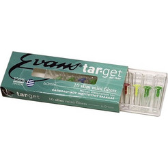 Πιπάκια τσιγάρου TARGET Slim 6mm by Evans - 1 Πακετάκι