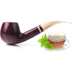 SAVINELLI MENTA MODEL 636 SMOOTH BURGUNDY 9mm πίπα καπνού κυρτή - P339LBX-9 P339LBX9