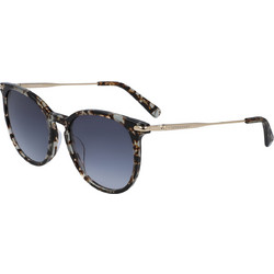 Longchamp LO646S 227 Γυναικεία Γυαλιά Ηλίου Στρογγυλά Μεταλλικά Ταρταρούγα με Μαύρο Polarized Φακό