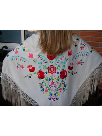 FLAMENCO Shawl Woman PGM3933 (140 Cm)