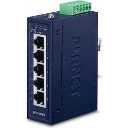 Planet ISW-500T Unmanaged L2 Switch με 5 Θύρες Ethernet 100Mbps